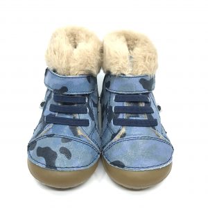 Old soles zateplené Gondola Pave – Marine Camo