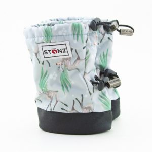 Stonz baby booties Magic Deer Print green/grey
