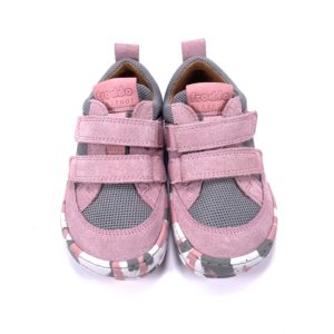 Froddo Barefoot tenisky suchý zips G3130200-6 Grey/Pink