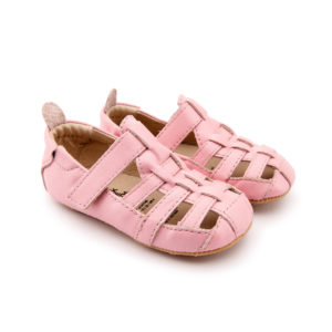 Old soles Gladiator Flat – Pearlised pink