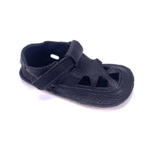 Baby Bare Shoes OI All Black – Summer Perforation