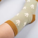 Moe detské zelenkavé ponožky Tráva