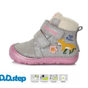 D.D. Step zimné čižmičky DVG121-W073-921 Silver