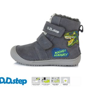 D.D. Step zimné čižmičky DVB122-W063-968 Dark grey