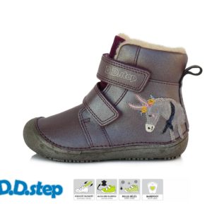 D.D. Step zimné čižmičky DVG122-W063-511A Mauve