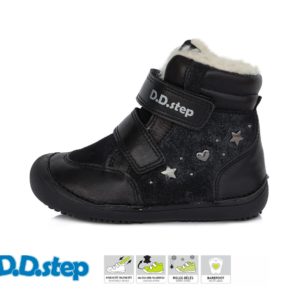 D.D. Step zimné čižmičky DVG222-W063-798 Black
