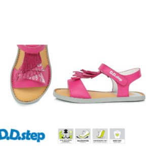 D.D. Step sandálky DPG123-076-323 Dark Pink